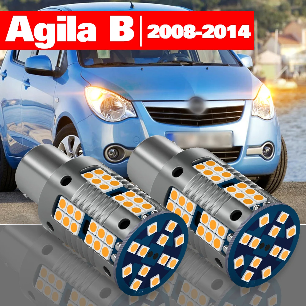 For Opel Agila B 2008-2014 2pcs LED Turn Signal Light Accessories 2009 2010 2011 2012 2013