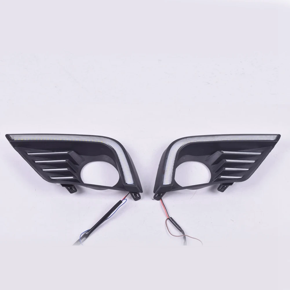 

Rare Car LED DRL Amber & White Daytime Running Lights With Turn Signal Lamp For Nissan Altima Teana 2017 2018