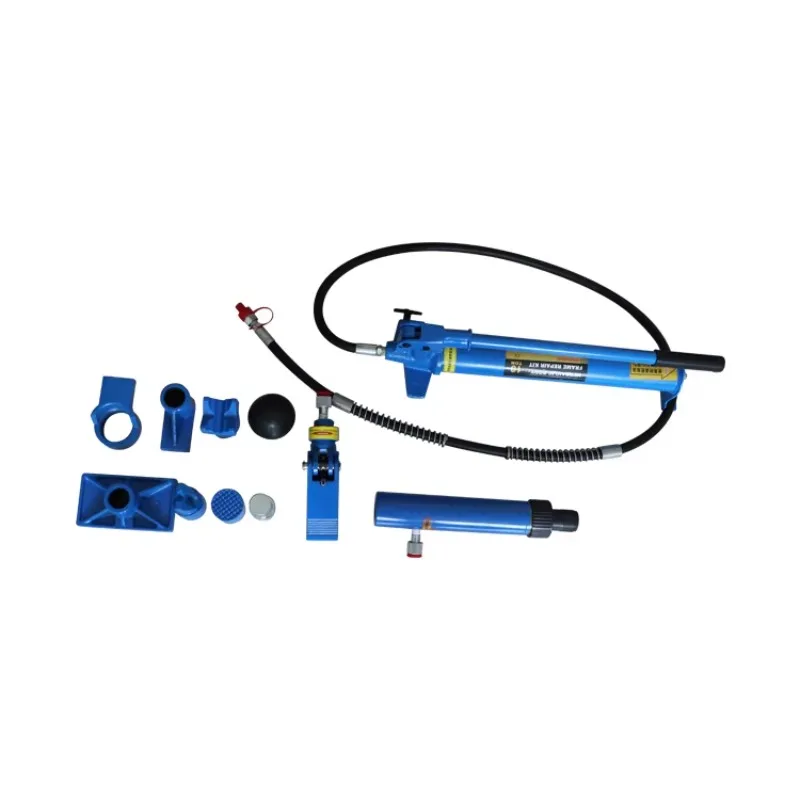 Zestaw do naprawy karoserii SXLL 10 ton, hydrauliczny podnośnik Porta Power z metalowym kufrem, certyfikat CE (kuferek z otworami wentylacyjnymi)