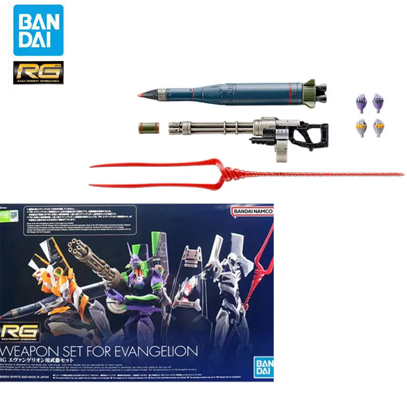 

Bandai Genuine Gundam Model Weapon Bag RG Series WEAPON SET FOR EVANGELION Anime Action Figure Toys for Boys Collectible Toy