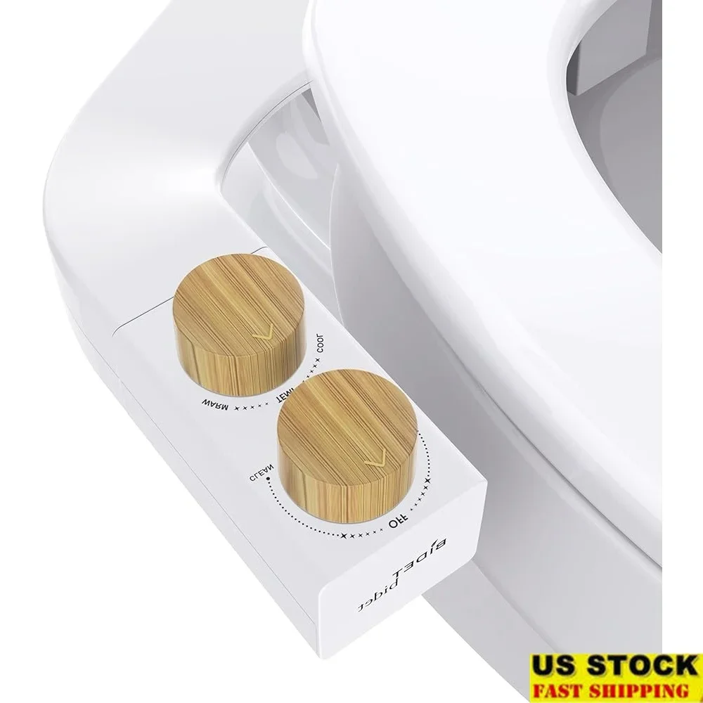 

Левая и правая регулируемая насадка для биде с теплой водой, неэлектрическая тонкая конструкция с двойной чистящей насадкой, простая установка