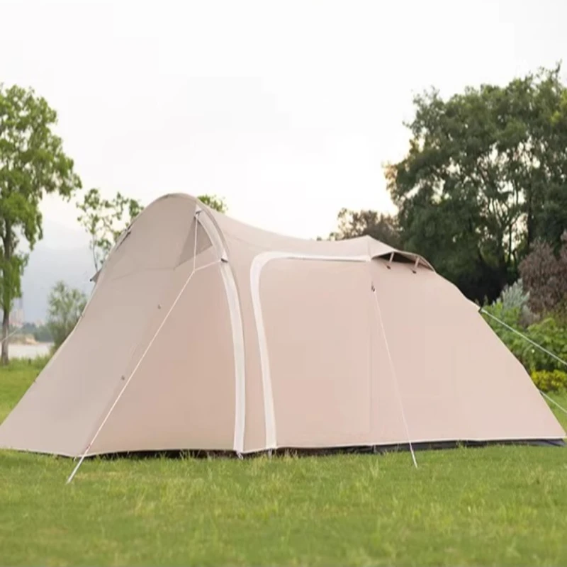 Camping One Room Two Halls Camping Picnic Tunnel Rainproof Canopy Automatic Equipment Camping Supplies