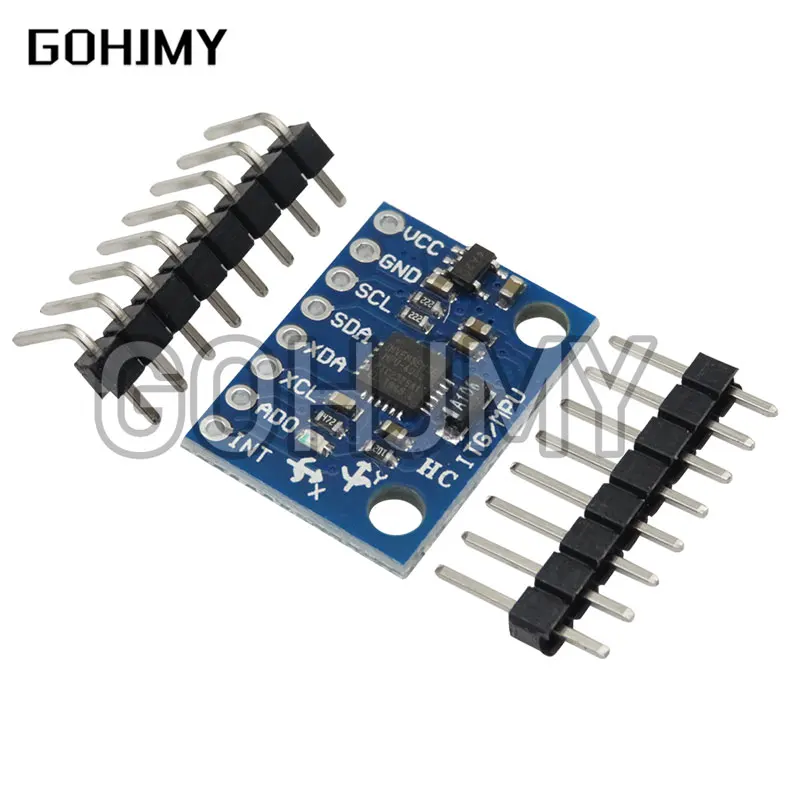 

10PCS/Lots Standard I2C GY-521 MPU-6050 MPU6050 Module 3 Axis Analog Gyro Sensors + 3 Axis Accelerometer Module