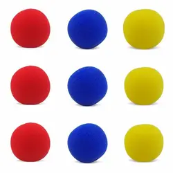 5Pcs Super Soft Sponge Ball Finger Magic Tricks Appearing/Vanishing Balls Magia Stage Street Illusions Gimmick Fun Classic Toys