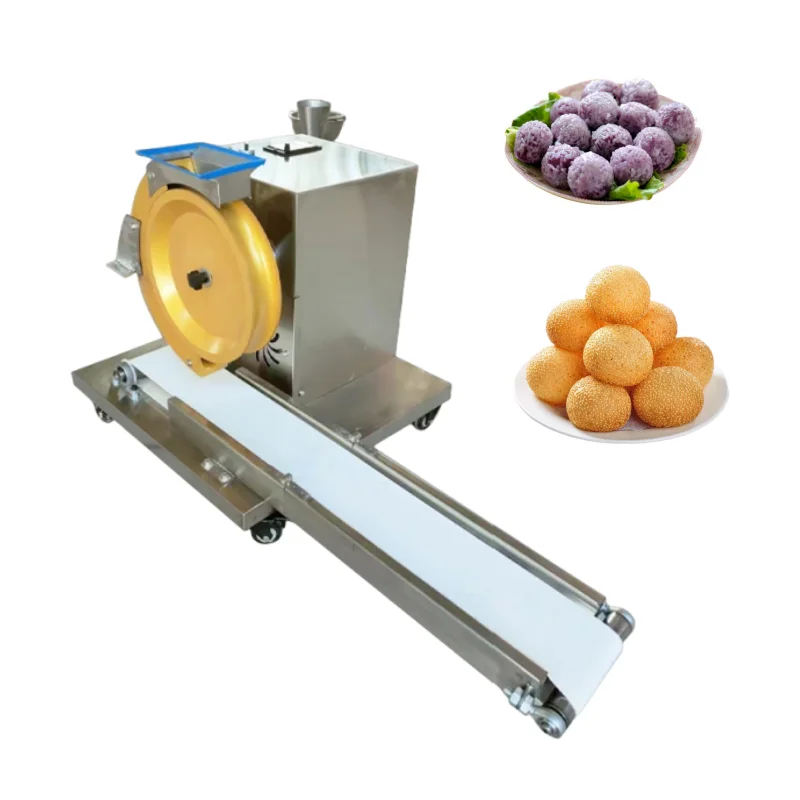Automatic Bread Dough Balls Forming Rounder Stainless Steel Electric Rounding Pizza Bakery Dough Rolling Divider Machine