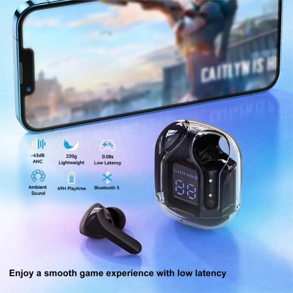 ACEFAST NEW Wireless Earphone Bluetooth 5.0 Headphones Sport Gaming Headsets Noise Reduction Earbuds Bass Touch Control