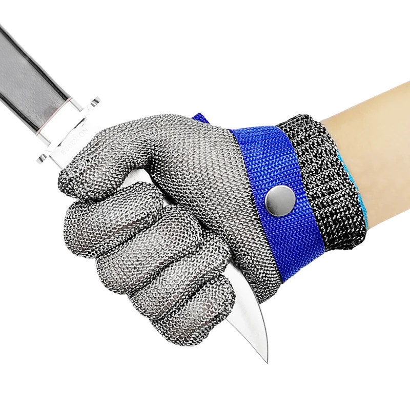 Steel Cut Gloves Cut Resistant Stainless Steel Gloves Working Gloves Metal Mesh Anti Cutting Butcher Kitchen Work Gloves