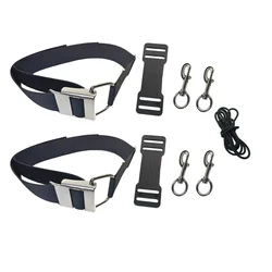 Scuba Diving Heavy Duty Technical Diving Sidemount Tank Strap Rigging Kit