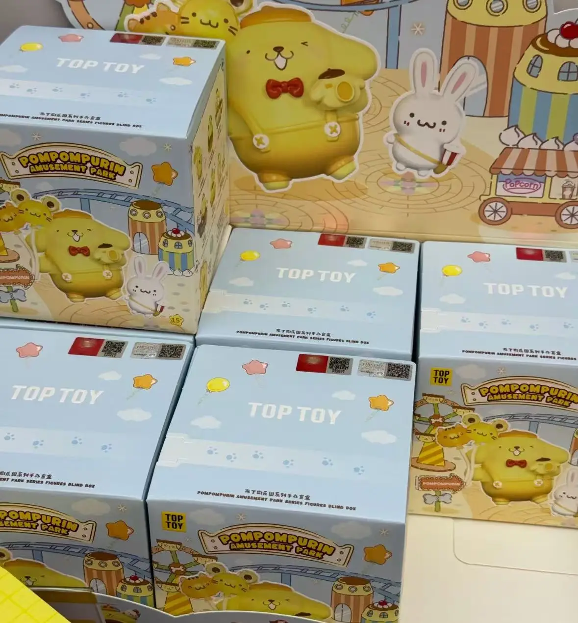 ของแท้ TOPTOY ซานริโอ ปอมปอมปูริน พาร์ค บลายด์บ็อกซ์ ของเล่นสุดฮิต ตุ๊กตาตั้งโต๊ะน่ารัก ของสะสม ตุ๊กตา ของขวัญวันเกิดสำหรับเด็กผู้หญิง