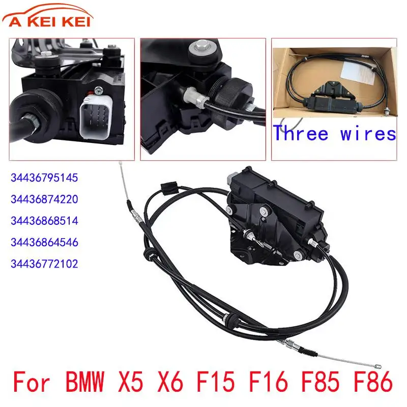

34436874220 34436868514 34436864546 Three Wires Parking Brake Handbrake Control Module For BMW X5 X6 F15 F16 F85 F86 34436795145