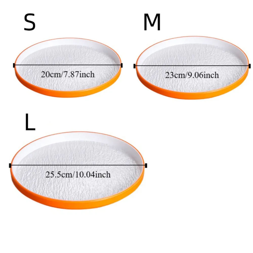 Simple Dessert Dishes Plate Stone Grain Round Melamine Thickened Heat-resistant Breakfast Convenient Kitchen Restaurant view 6