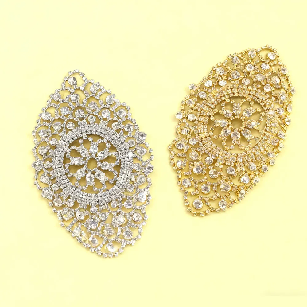 

CUIER Versatile Crystal Welding Patch Garment Accessory DIY Apparel Decoration for Bridal Dress, Accessory & Craft