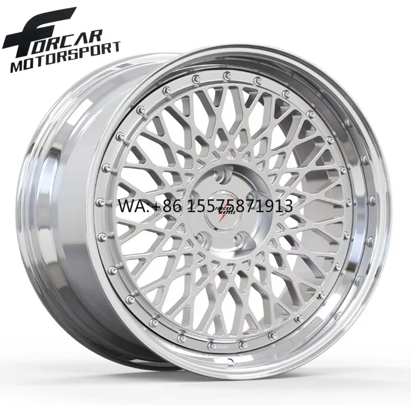 

Forcar Factory Two-Piece Gloss Color Deep Dish Aluminum T6061 Custom Salable 16-24 Inch Alloy Forged Wheels Rims