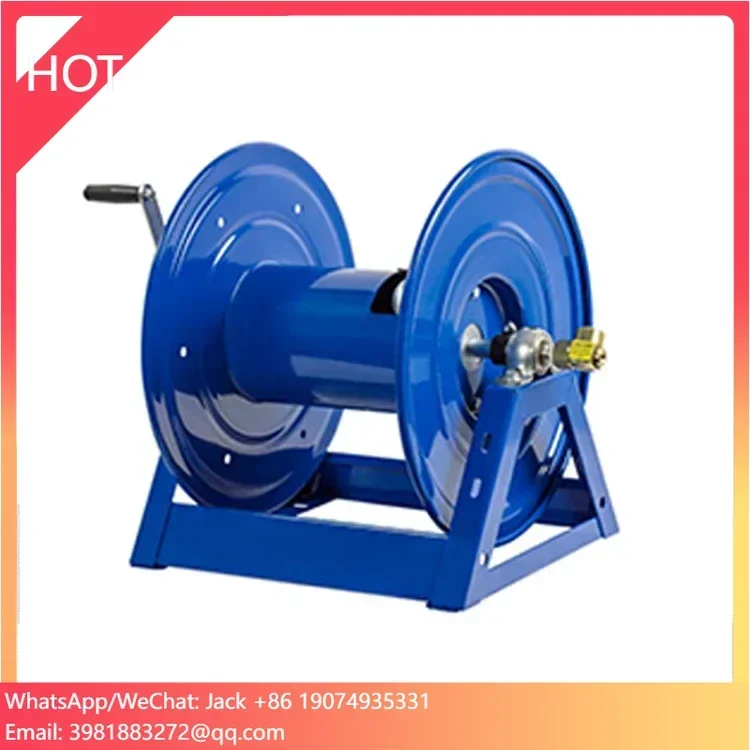 

Катушка для выдвижного пожарного шланга с ручными роликами