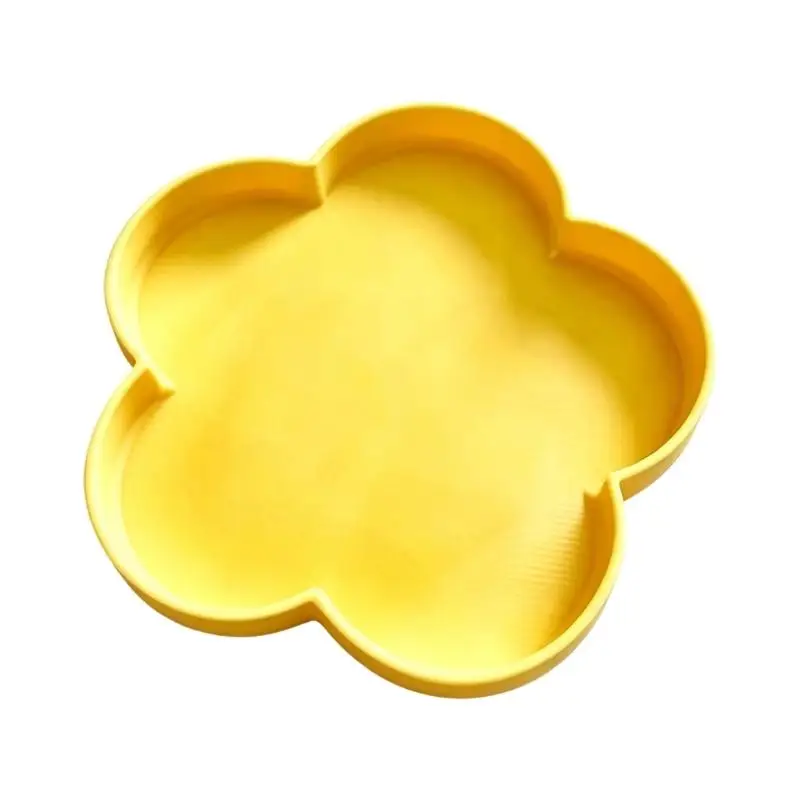 E8BD Flower Shaped Jewelry Dish,Decorative Tray Rings Holder Jewelry Organizers,Trinket Dish for Home Party Wedding Decors
