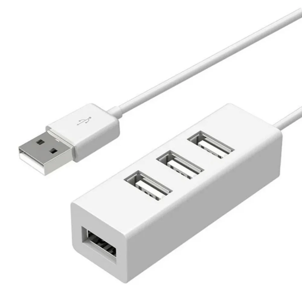 USB 2.0 HUB 4 Ports USB Expander High Speed USB Splitter Portable Multi Ports Power Adapter For Laptop PC Computer Accessories