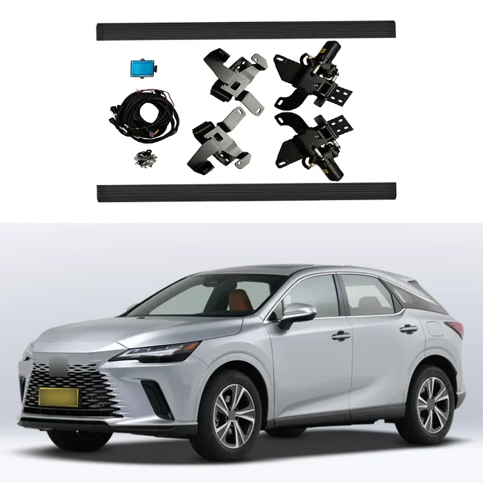 Offroad Power Running Boards, Smart Retractable Electric Side Steps for Lexus NX200 RX200T RX270, Direct Bolt-On Aluminum Alloy,