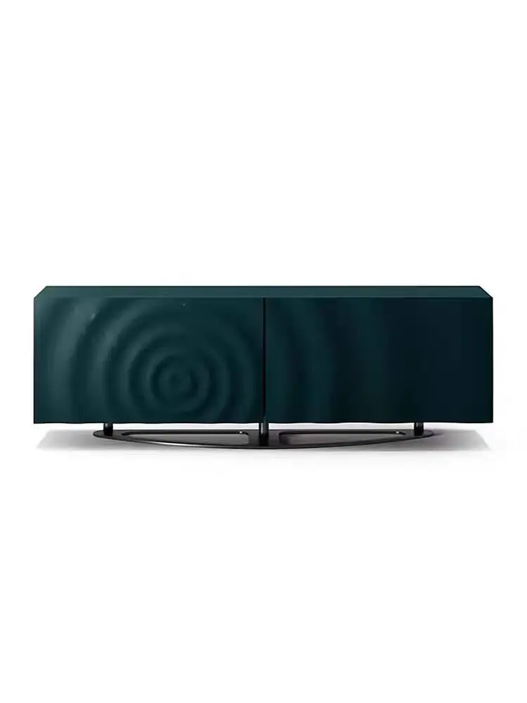 modern minimalist designer living room water drop solid wood entrance cabinet