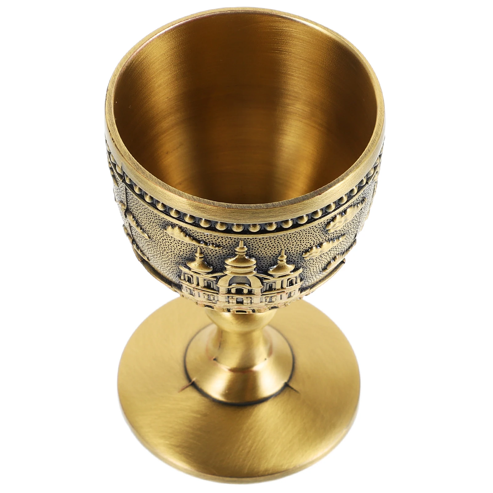 

Bronze Wine Cups Vintage Metal Goblet For Wedding Reception Decorative Tea Cup Household Liquor Drinking Set
