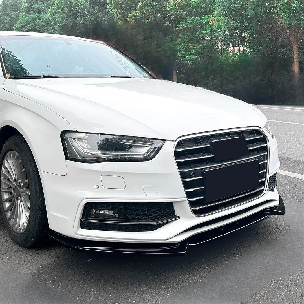 

Автомобильный передний бампер, спойлер, диффузор для губ, сплиттер, комплекты кузова, глянцевый черный для Audi A4 S4 B8 B8.5 S-line 2012-2016, автозапчасти, тюнинг