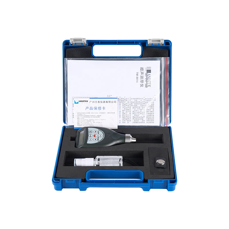 High Accuracy TM-8816 / TM-8816C Digital Ultrasonic Thickness Gauge Measuring Range 1.0~200 mm / 0.04~8 inch