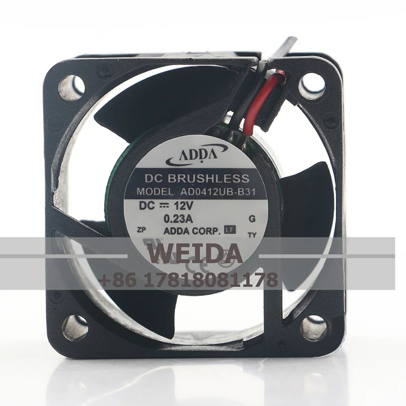 

ADDA AD0412UB-B31 DC 12V 0.23A 4028 4CM high air capacity dual ball cooling fan