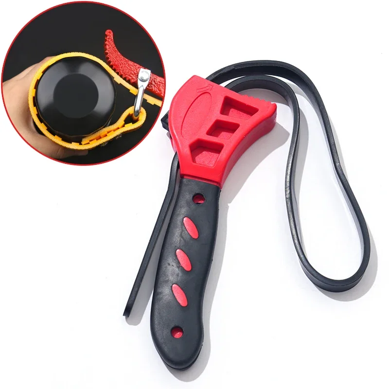 

1 шт. 6-дюймовый ременный ключ, съемник масляного фильтра, гаечный ключ для ремня, цепной ключ, открывалка для ремня, регулируемый инструмент для разборки