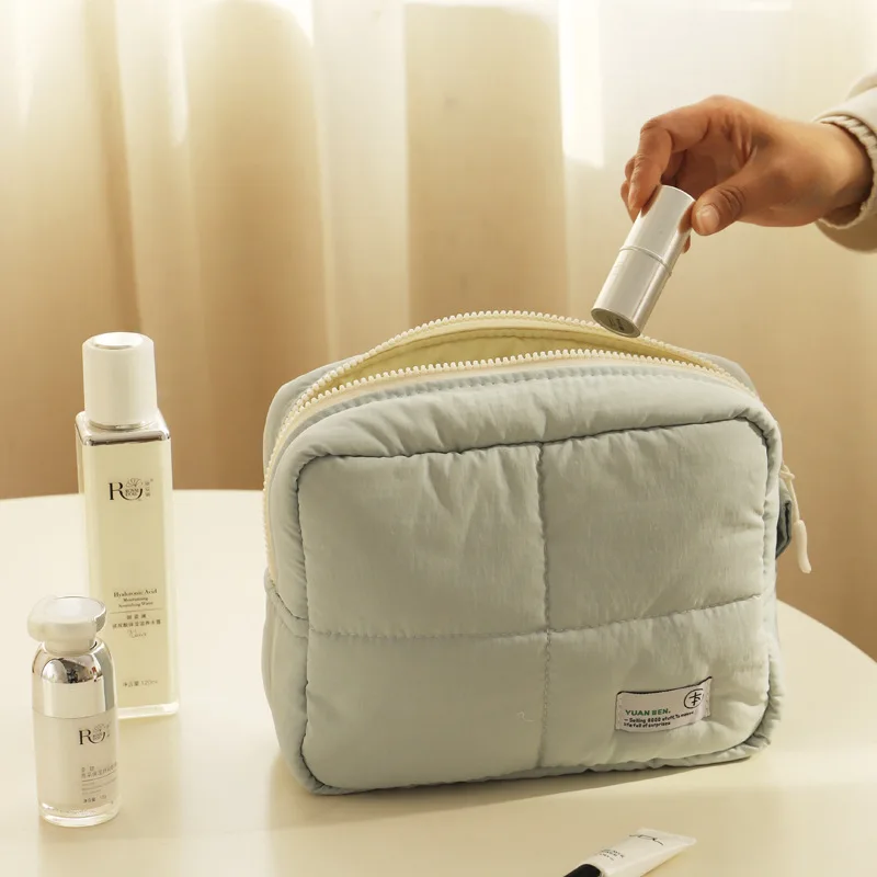 Nylon Waterproof Cosmetic Handbag Sundry Travel Storage Bag Toiletries Suitcase Storage Bag