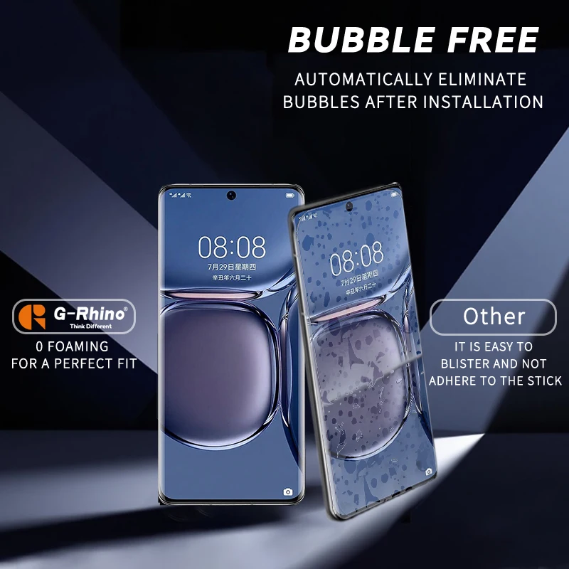 G-Rhino 1 قطعة بالموجات فوق الصوتية HD حامي الشاشة لسامسونج غالاكسي S25 S24 S23 S21 الترا S20 زائد S21 منحني حامي الشاشة