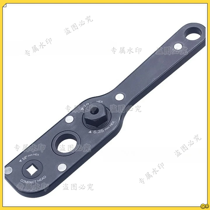 Ratchet Socket Wrench ANEX AOA-19 Narrow Space Wrench, Dual-Use Electric Conversion Plum Socket Wrench