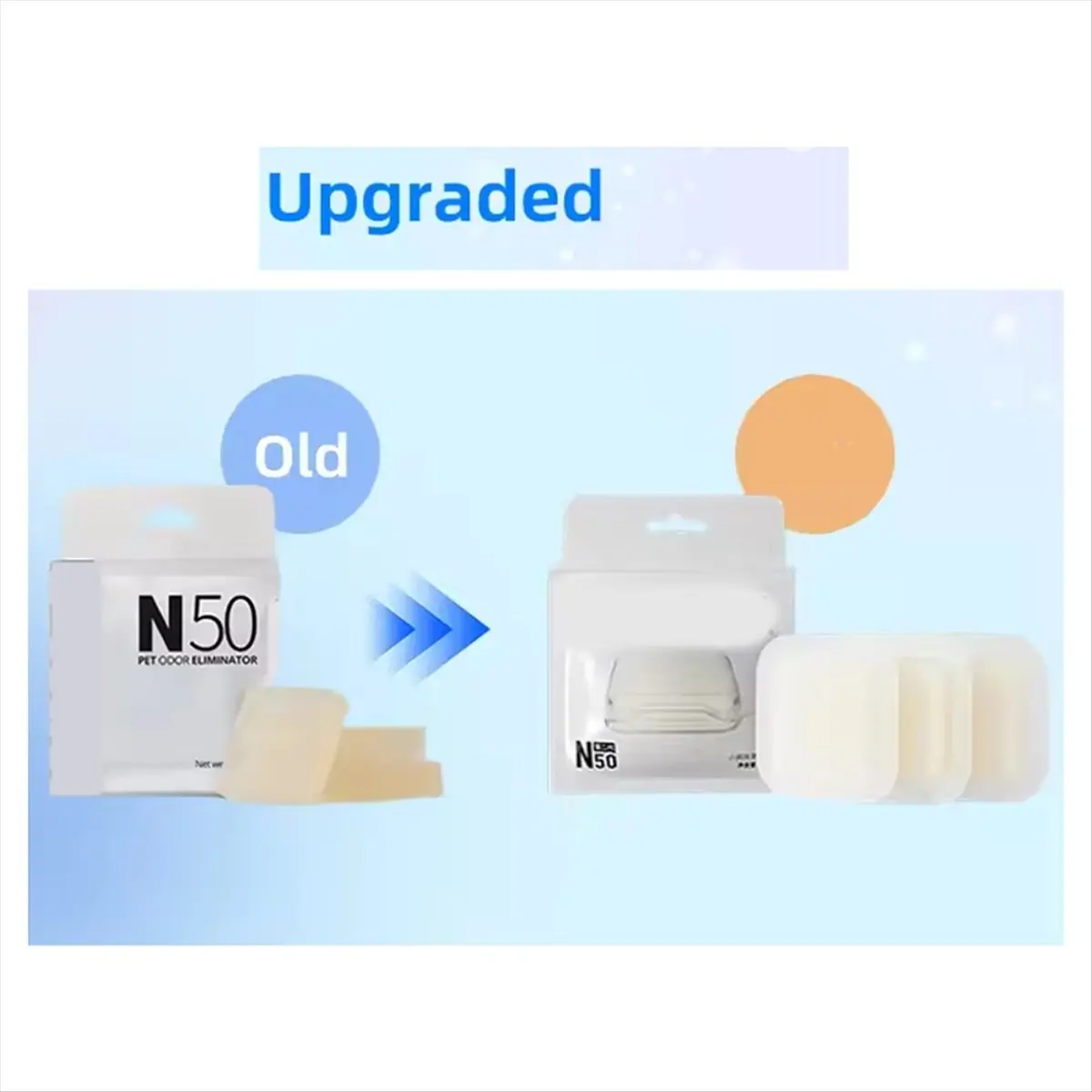 ABZT  Odor Eliminator N50 for Max Self-Cleaning Cat Litter Box Cat Toilet Odor Control Air Cleaning