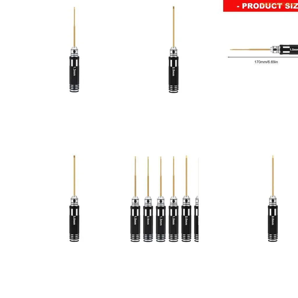 K1AE Multipurpose Hexagonal Screwdriver Set Model Repair Driver For Car And Airplanes Models With 7 Size