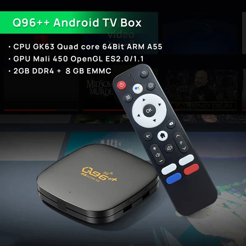 WIFI 4G 5G HD 4K pk Q96 MAX TV Box فك التشفير أندرويد 13 مشغل الوسائط أندرويد رباعي النواة Q96 PlusPlus Smart TV Box
