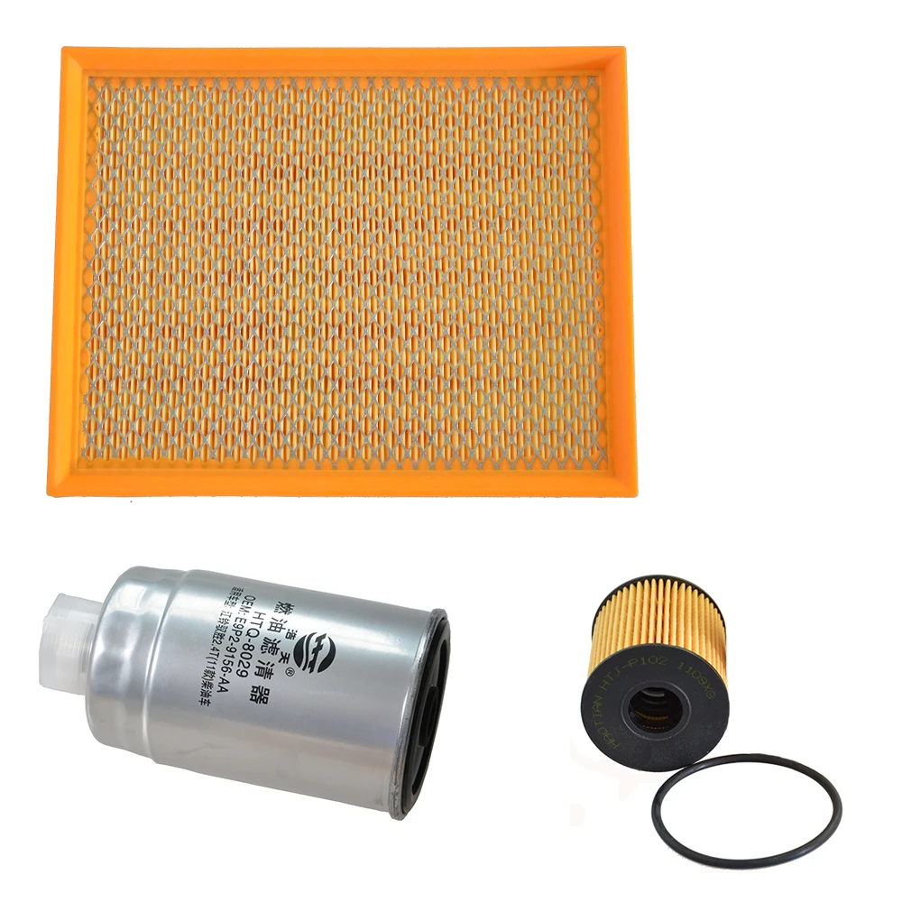 Kit de filtro de óleo de ar para JMC, Yuhu 2.4T, 2010-2021, 5 2.0, 2.4T, Yuhu 7 2.4 2017-2020, 9P2-9601-AA, E9P2-9156-AA, 1109X3, 1109Z1, 3pcs