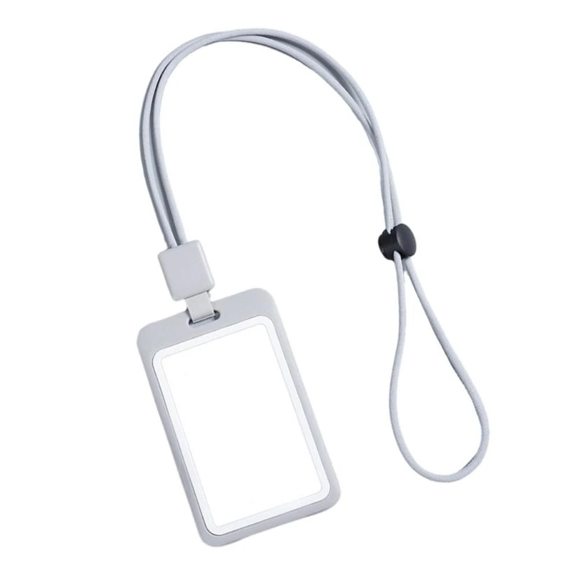 حبل حبل وقابل للرجال ، يحدد حامل شارة Clear Card Card Case حزام عنق مفاتيح قابلة للسحب لمدرسة Office School