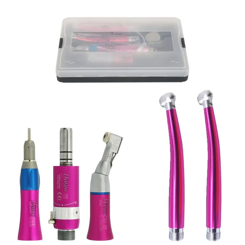 Best Sale Colorful De ntal Handpiece set Low Speed Handpiece EX203C & High Speed Handpiece Turbine Kit Torque