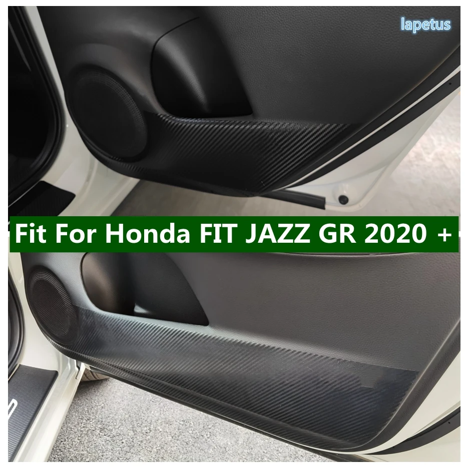 

Car Inner Door Protection Panel Anti Kick Film Sticker Carbon Fiber Look Modified Accessories For Honda FIT JAZZ GR 2020 - 2022