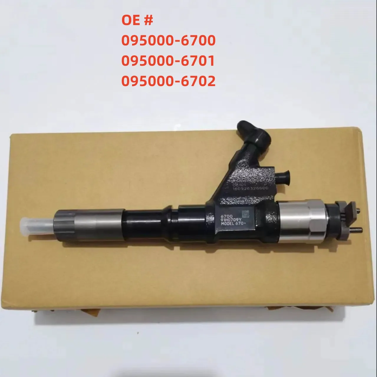 

high quality 095000-6700 095000-6701 095000-6702 Fuel Injector Auto Fuel Injector For Toyota Engine WD615 HOWO SINOTRUK