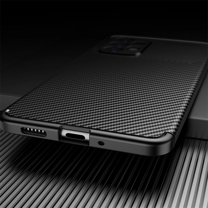 For Samsung Galaxy A33 5G Case Silicon Slim Carbon Fiber Case For Samsung A33 5G Case Cover For Samsung A33 A53 A52S A15 A35 S24