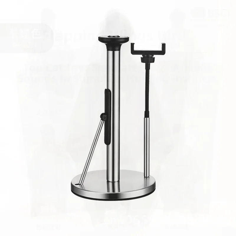 European Fashion Stainless Steel Tissue Holder Paper Roll Holder Multi-Purpose Kitchen Living Room Bathroom Modern Minimalist
