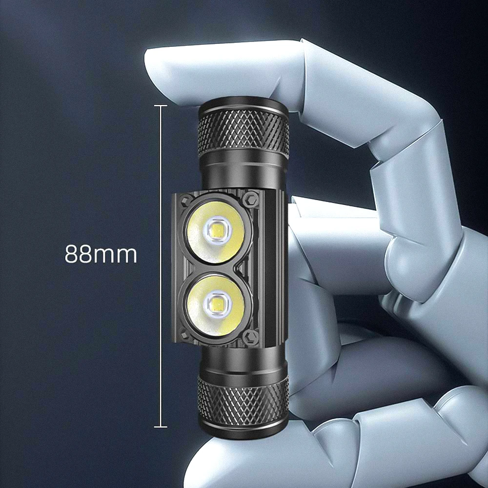 Type-C USB led 1460 lumen headlamp Fishing 18650 headlight Torch Hunting head lamp Camping Headlamp Flashlight head light