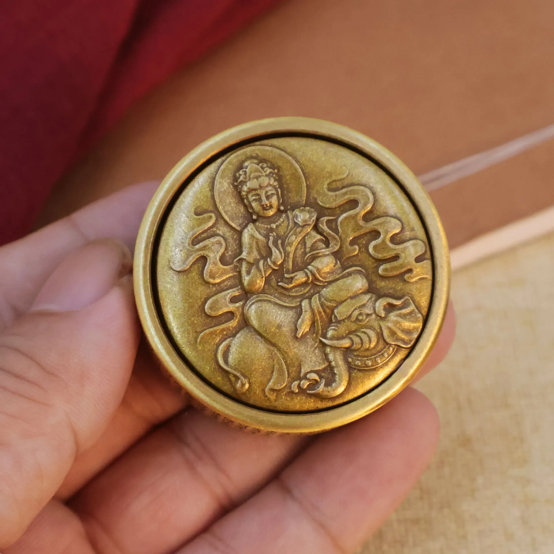 Metal Zen Buddha Gyroscope Fidget Spinner Adult Anxiety Relief Toy Fingertip Gyroscope Ansiedad Alivio Del Estres Exquisite Gift
