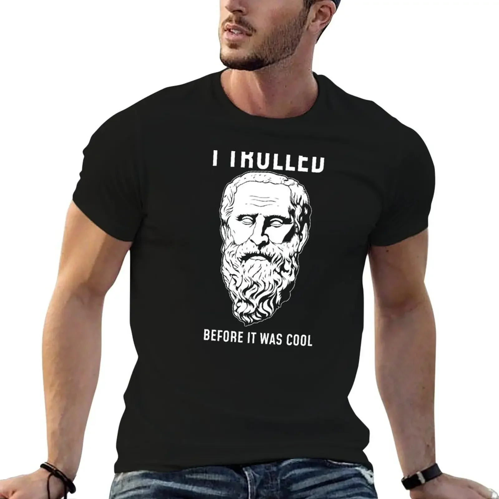 

Trolling Funny Diogenes The Dog Quote design T-Shirt luxury clothing labubu blue lock anime shirt mens tall t shirts