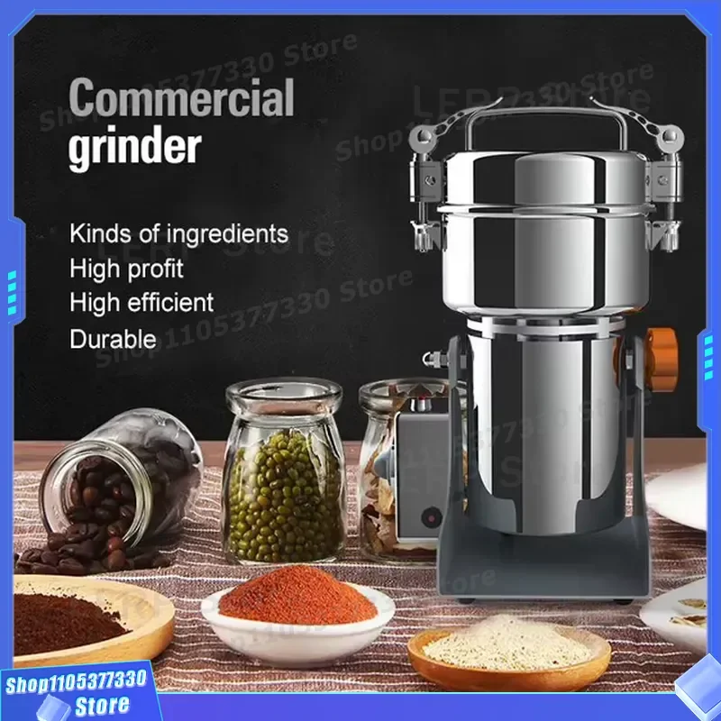 Manual Herb Spice Grinder Hand Crank Nut Mill Kitchen Tool for Dry Masala Seasoning Powder Making Device Portable Small Size