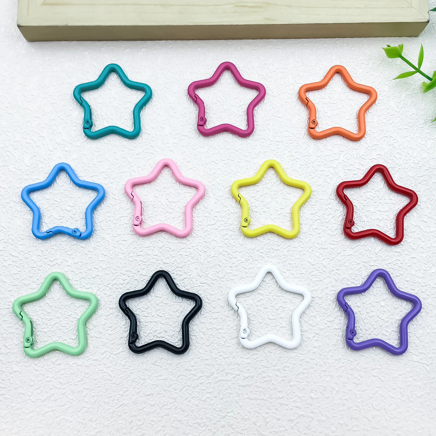 Women'S Accessories Handbags - 10pcs 40.5x41mm Alloy Hollow Pentagonal Star