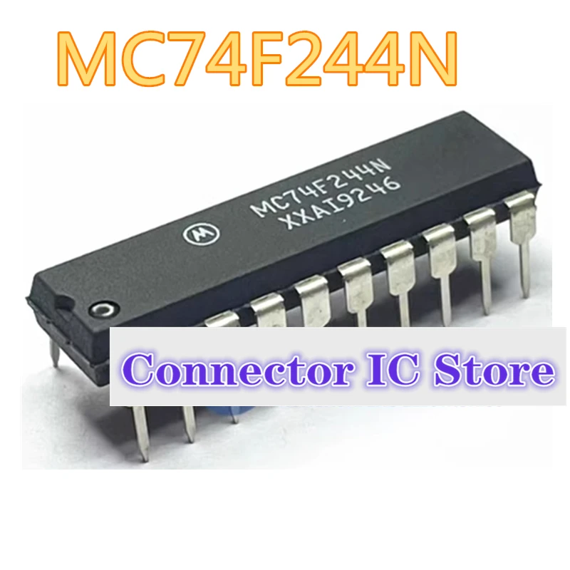 5PCS MC74F244N MC74F244 74F244N Original imported dual 4-bit non inverting buffer/line driver DIP20