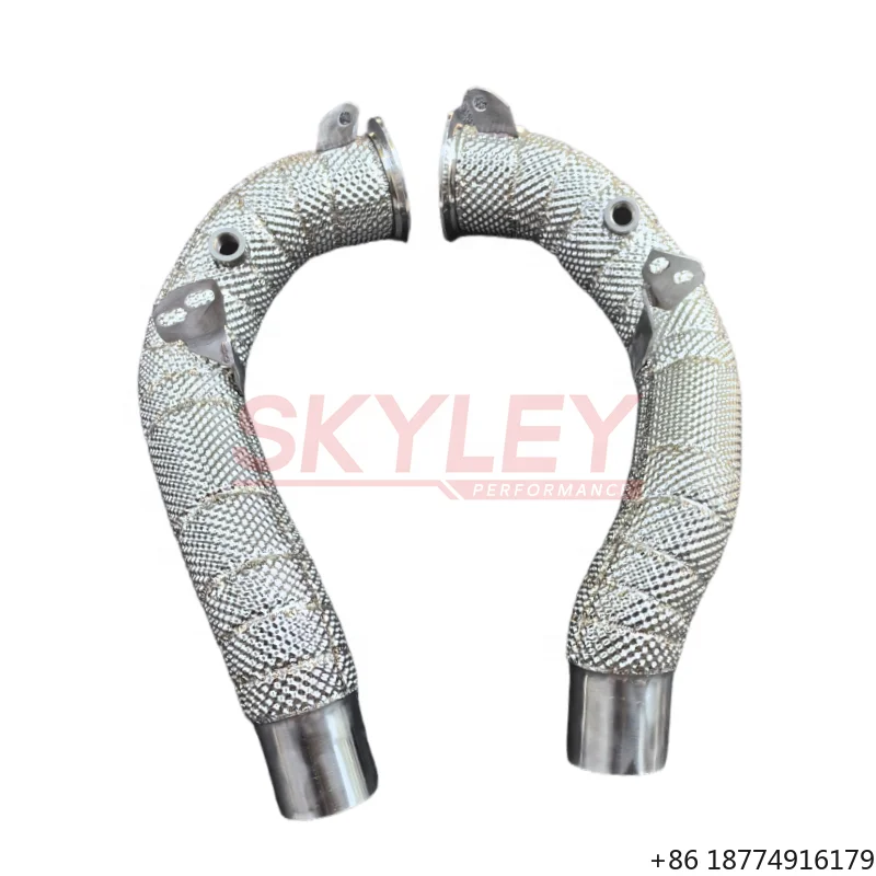 

Free Flow Downpipe for M5 F10/F15 M6 F06 F12 F13 S63 4.4TT 2012-2016 Downpipe