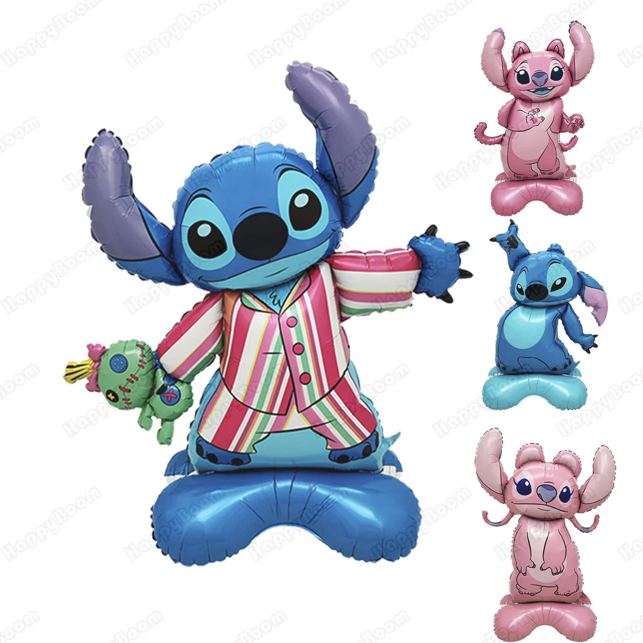 ثلاثية الأبعاد الدائمة ليلو وستيتش موضوع حفلة احباط بالون مجموعة استحمام الطفل الفتيان والفتيات حفلة عيد ميلاد الديكور لعبة أطفال هدية #1