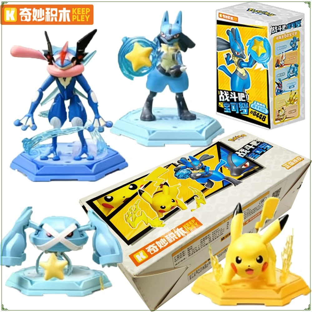 

Новые оригинальные строительные блоки Keeppley Pokemon в мультяшном стиле, высокое качество, модная тенденция, сборная модель, игрушки, праздничные подарки, Лидер продаж