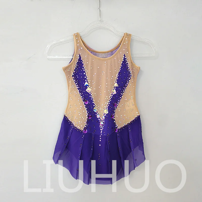 LIUHUO Rhythmic Gymnastics Leotard Competitive Cheerleading Performance For Children